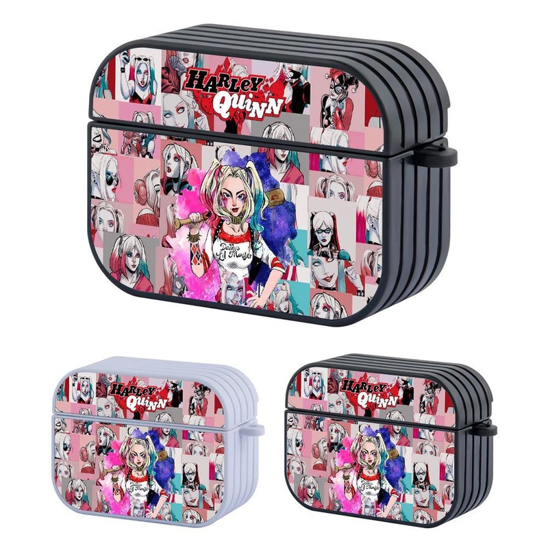 Harley Quinn Good Mood Hard Plastic Case Cover For Apple Airpods Pro