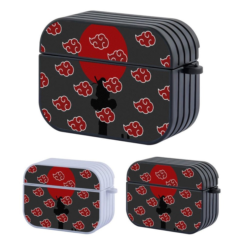 Itachi Uchiha Silhouette Symbol Hard Plastic Case Cover For Apple Airpods Pro