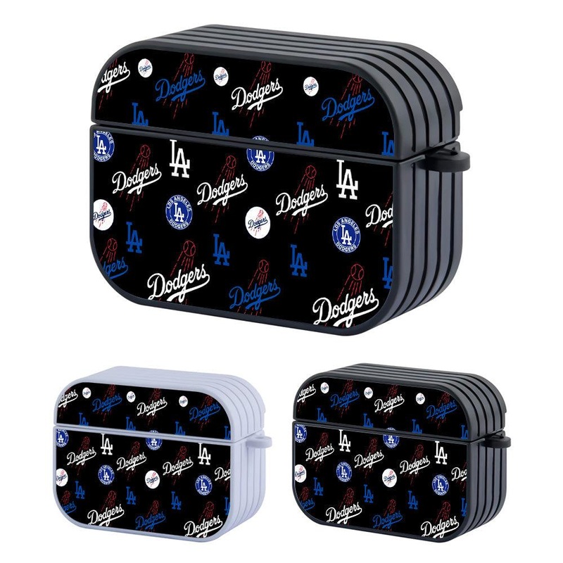 Los Angeles Dodgers Logo Pattern Hard Plastic Case Cover For Apple Airpods Pro