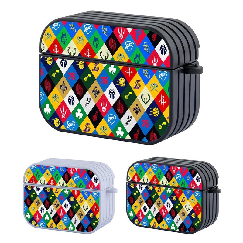 NBA Team Logo Pattern Hard Plastic Case Cover For Apple Airpods Pro
