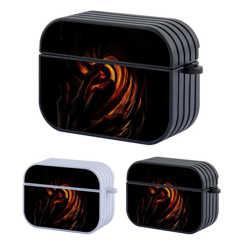 Obito Uchiha Sharingan Mask Hard Plastic Case Cover For Apple Airpods Pro
