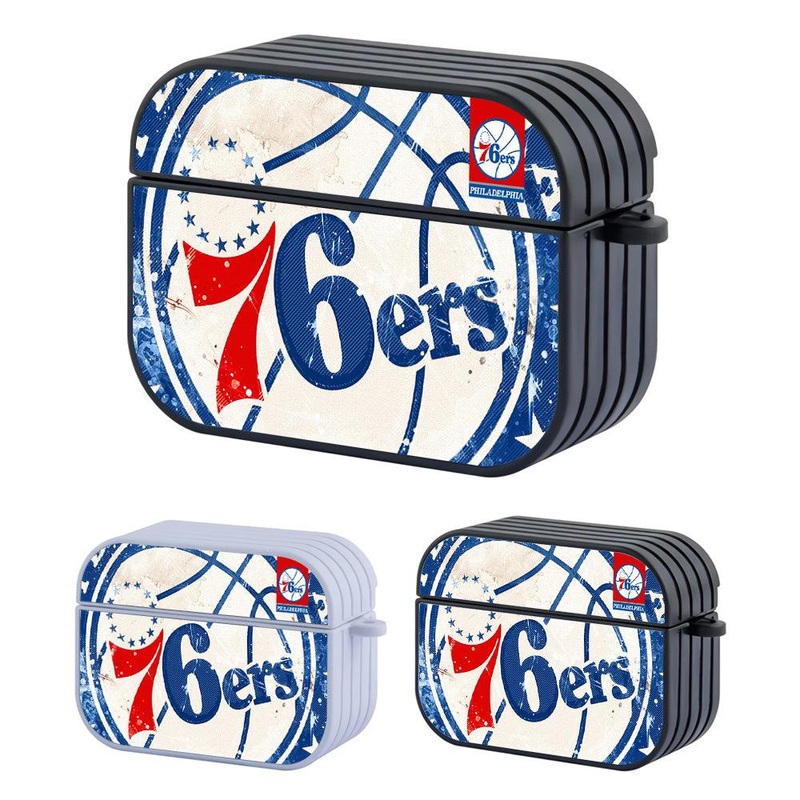 Philadelphia 76ers Bold of Sixers Hard Plastic Case Cover For Apple Airpods Pro