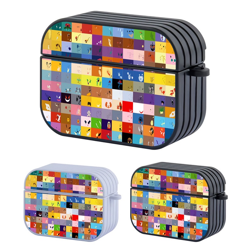 Pokemon First Generation Silhouette Hard Plastic Case Cover For Apple Airpods Pro