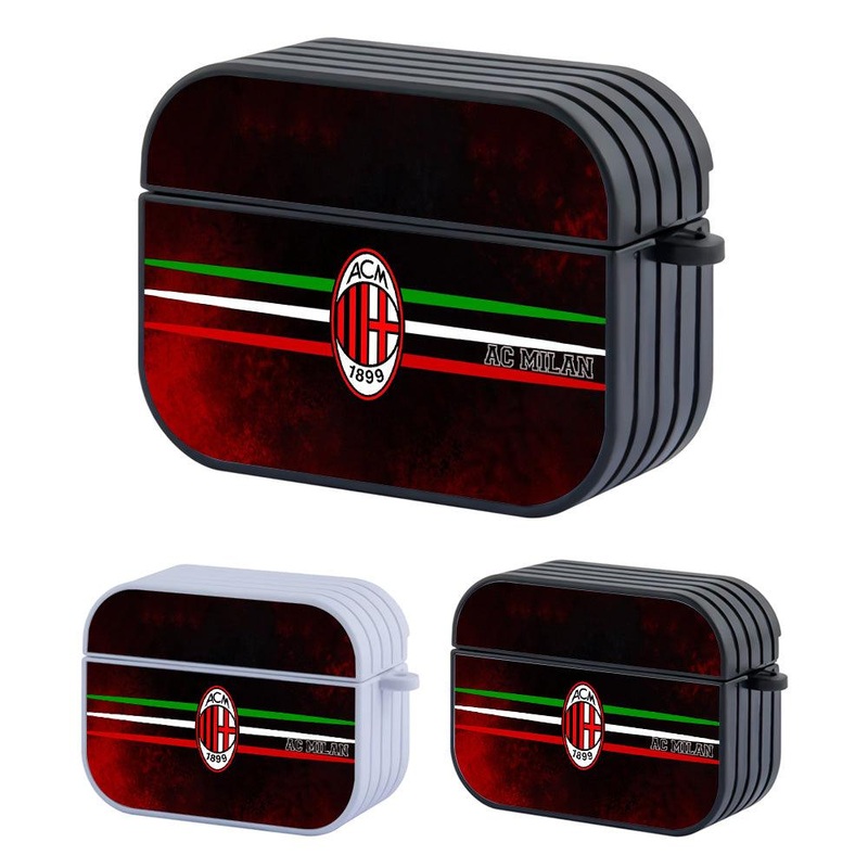 AC Milan Football Club Logo Hard Plastic Case Cover For Apple Airpods Pro