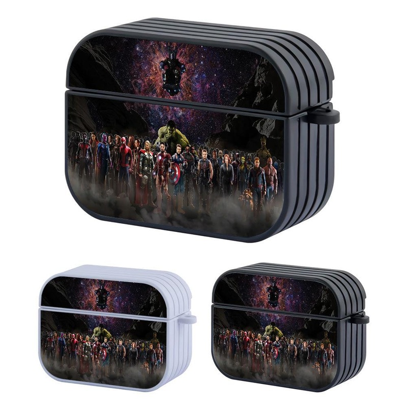 Avengers and Alliance Full Team Logo Hard Plastic Case Cover For Apple Airpods Pro