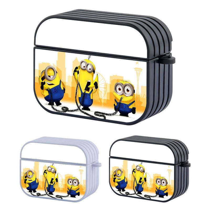 Banana Phone Minions Hard Plastic Case Cover For Apple Airpods Pro