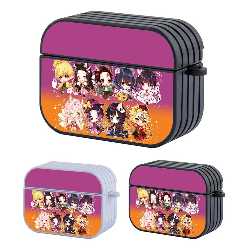 Demon Slayer Kimetsu no Yaiba Chibi Hard Plastic Case Cover For Apple Airpods Pro