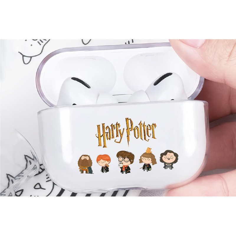 Harry Potter Cartoon Art Protective Clear Case Cover For Apple Airpod Pro