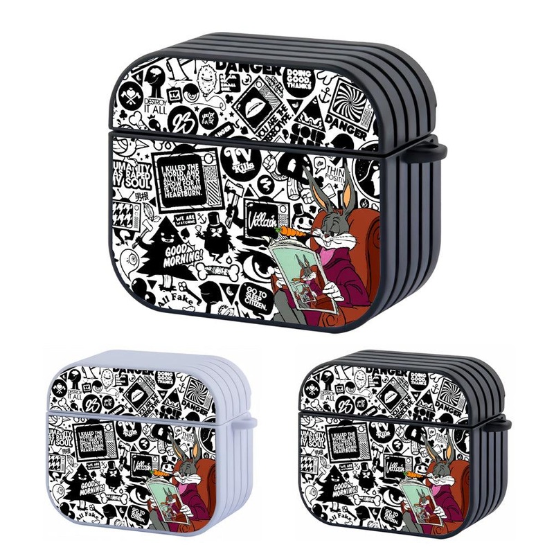 Looney Tunes Bunny The Boss Hard Plastic Case Cover For Apple Airpods 3