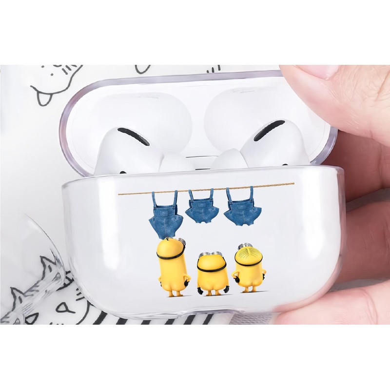 Minion Pants Protective Clear Case Cover For Apple Airpod Pro