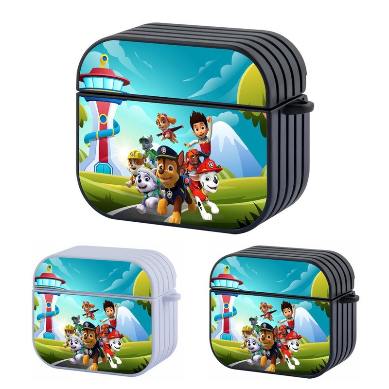 Paw Patrol Follow The Path To Rescue Hard Plastic Case Cover For Apple Airpods 3
