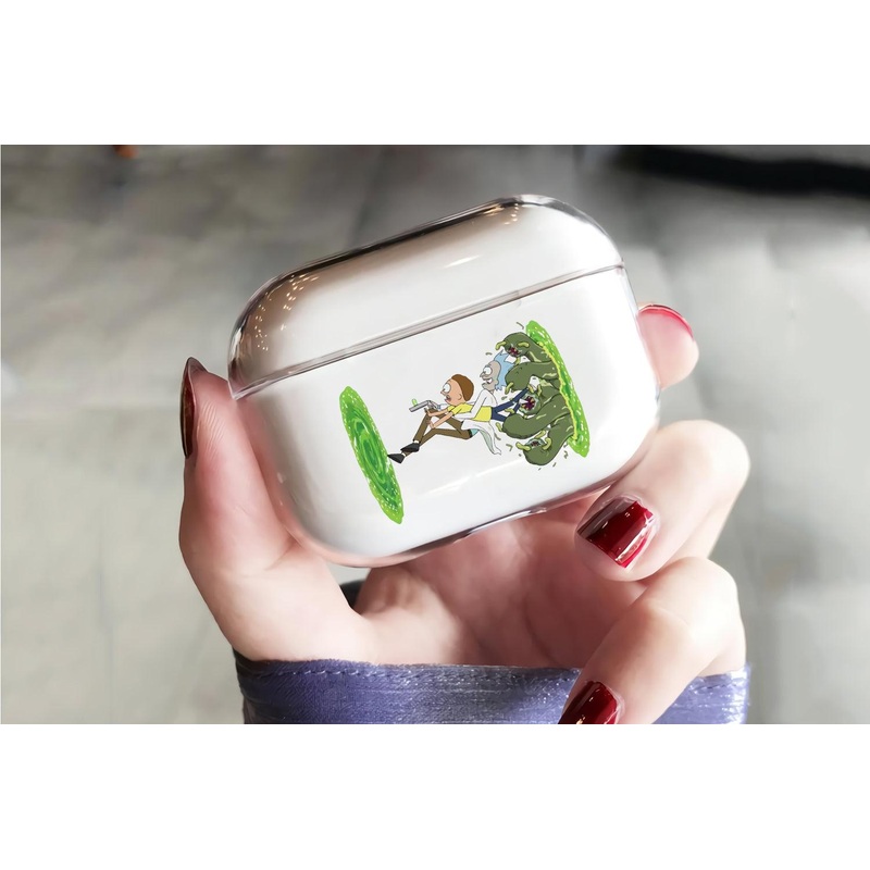 Rick and Morty Gate of Enemy Protective Clear Case Cover For Apple Airpod Pro