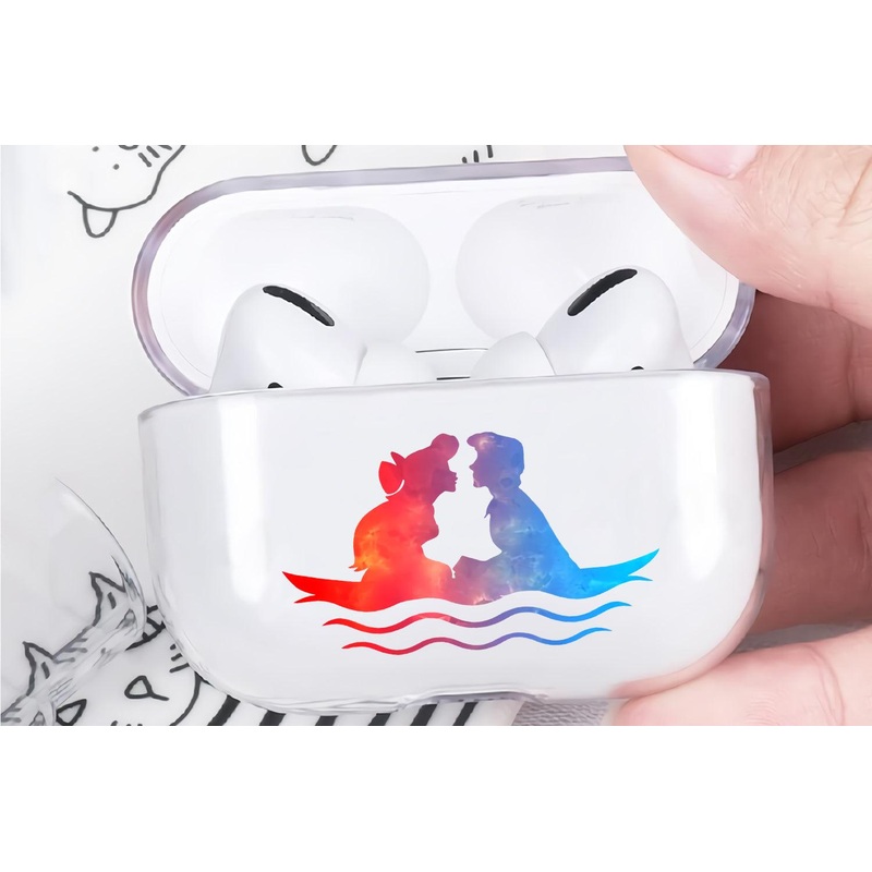 Silhouette of Love Protective Clear Case Cover For Apple Airpod Pro