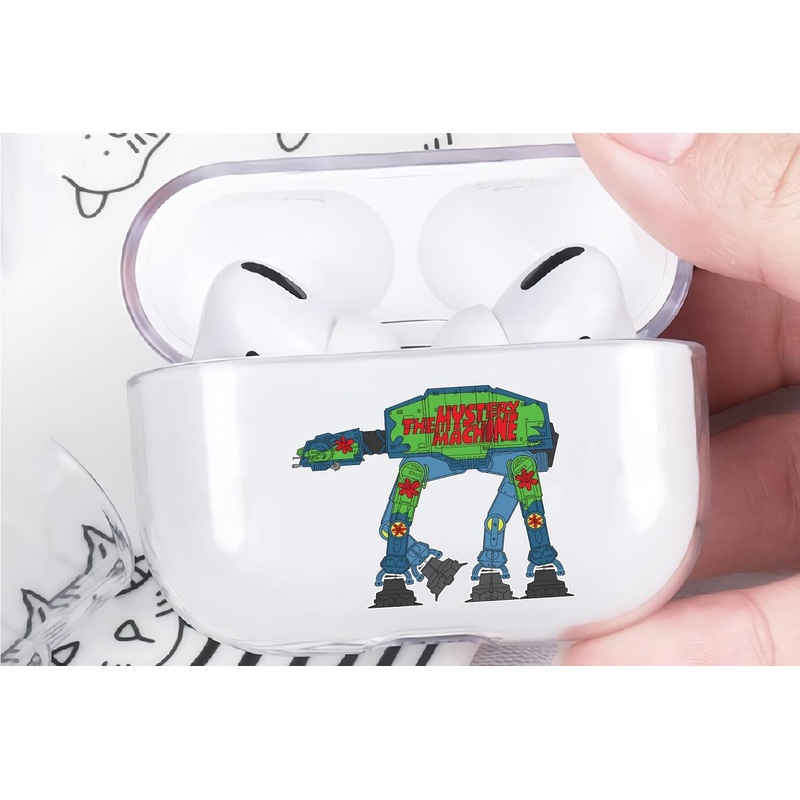 The Mystery Machine Protective Clear Case Cover For Apple Airpod Pro