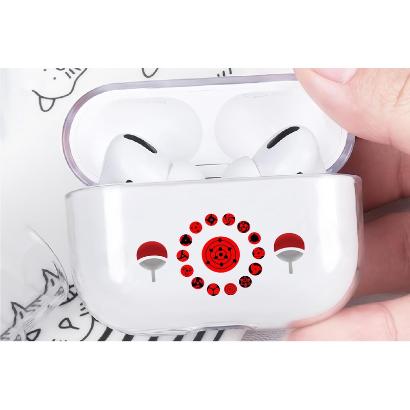 The Uchiha’s Sharingan Form Protective Clear Case Cover For Apple Airpod Pro