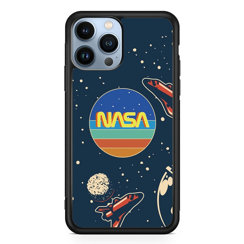 Nasa Retro Space iPhone 14 Pro Max Case