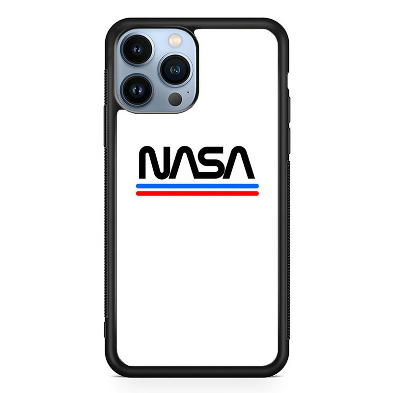 Nasa White Stripe iPhone 14 Pro Max Case