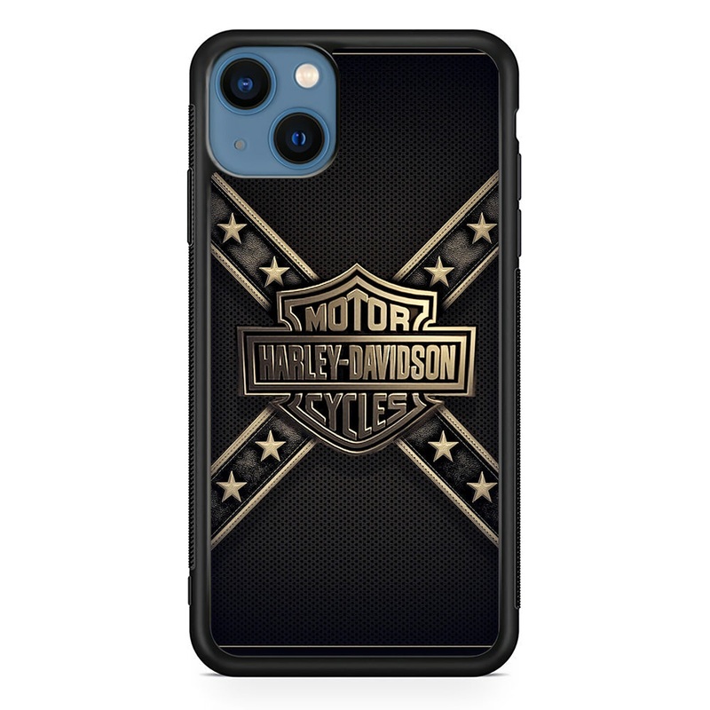 Harley Davidson Golden Star iPhone 15 Plus Case