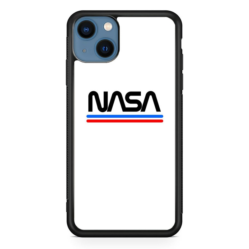 Nasa White Stripe iPhone 14 Case