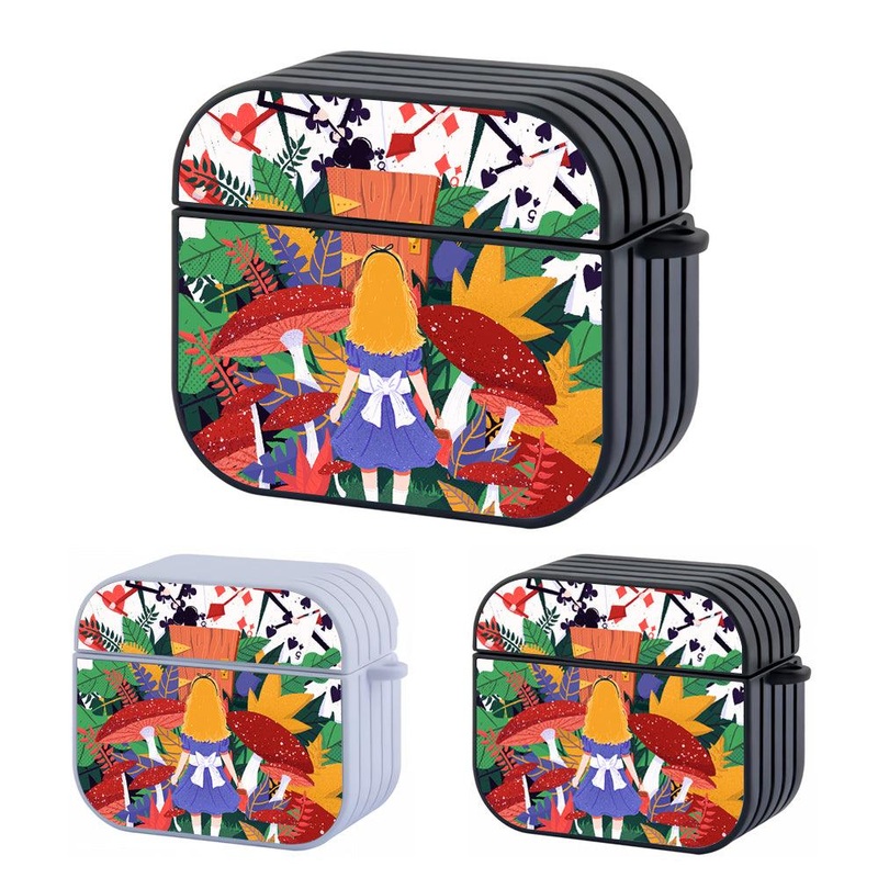 Alice in Wonderland To The Door of Another World Hard Plastic Case Cover For Apple Airpods 3