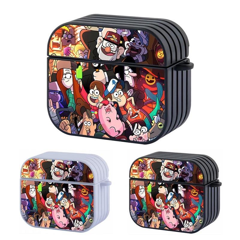 Gravity Falls Celebrate Togetherness Hard Plastic Case Cover For Apple Airpods 3