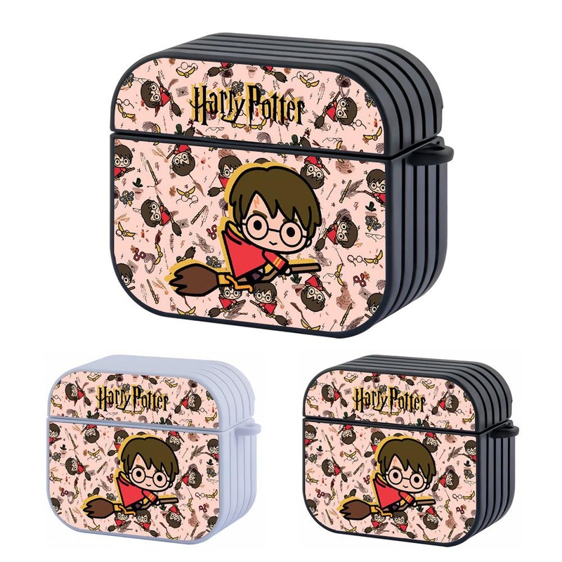 Harry Potter The Broomstick Conqueror Hard Plastic Case Cover For Apple Airpods 3