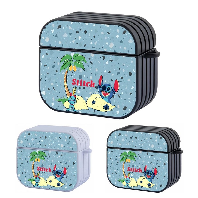 Stitch Dust of Cheeriness Hard Plastic Case Cover For Apple Airpods 3