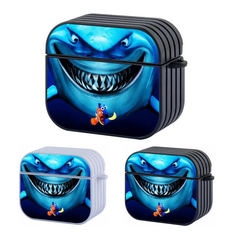 Finding Nemo Great White Shark Hard Plastic Case Cover For Apple Airpods 3