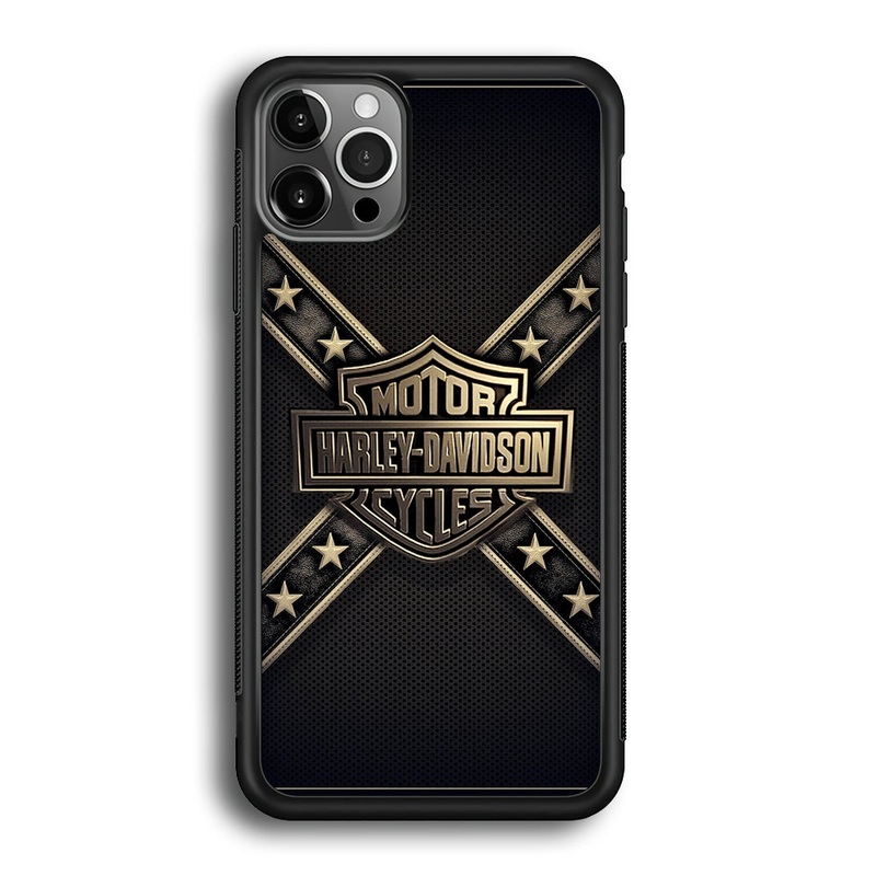Harley Davidson Golden Star iPhone 12 Pro Max Case