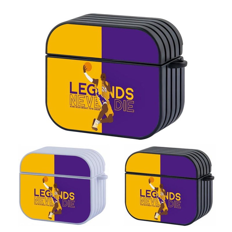 Kobe Bryant Legends Never Die Hard Plastic Case Cover For Apple Airpods 3