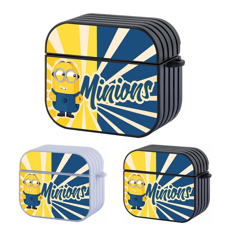 Minions Faint Smile Hard Plastic Case Cover For Apple Airpods 3