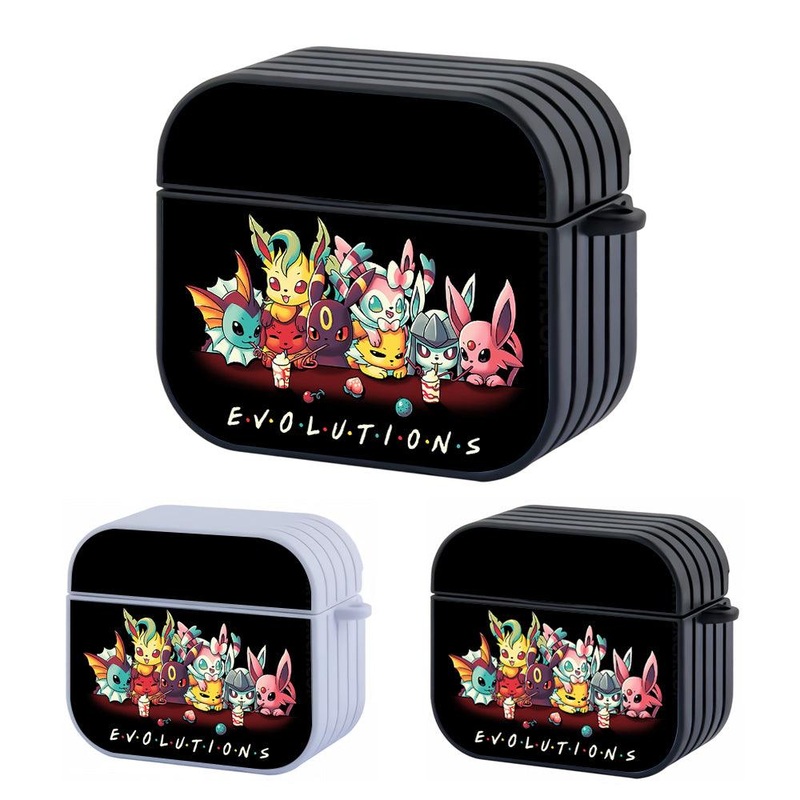 Pokemon Cute Eevee Evolution Hard Plastic Case Cover For Apple Airpods 3