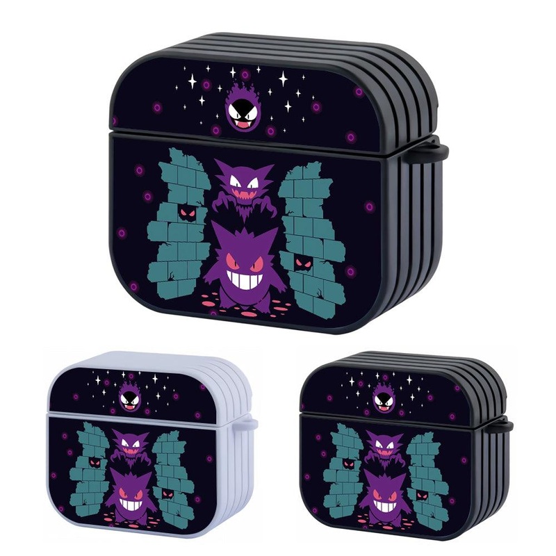 Pokemon The Masterpiece of Gengar Hard Plastic Case Cover For Apple Airpods 3