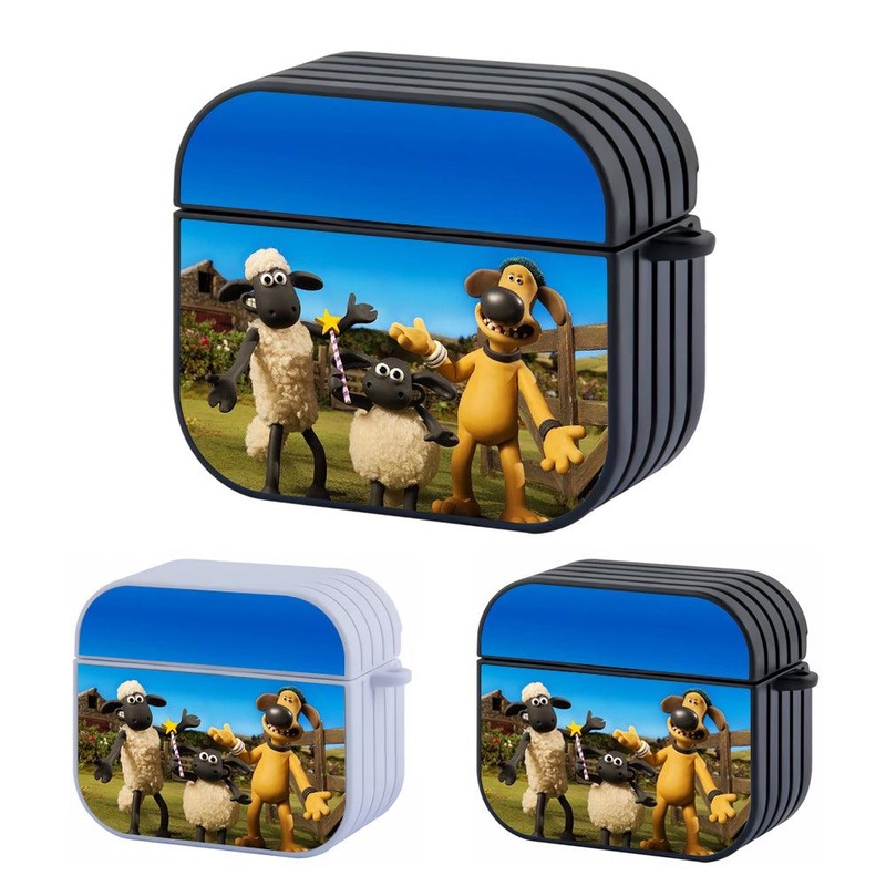 Shaun the Sheep’s and The Dog Hard Plastic Case Cover For Apple Airpods 3