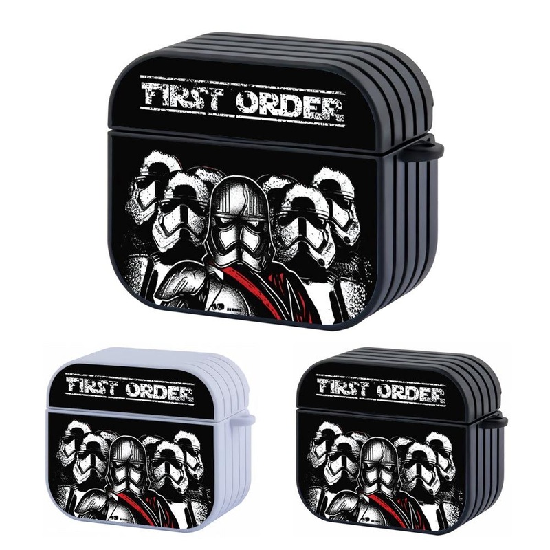 Star Wars Troopers First Order Hard Plastic Case Cover For Apple Airpods 3