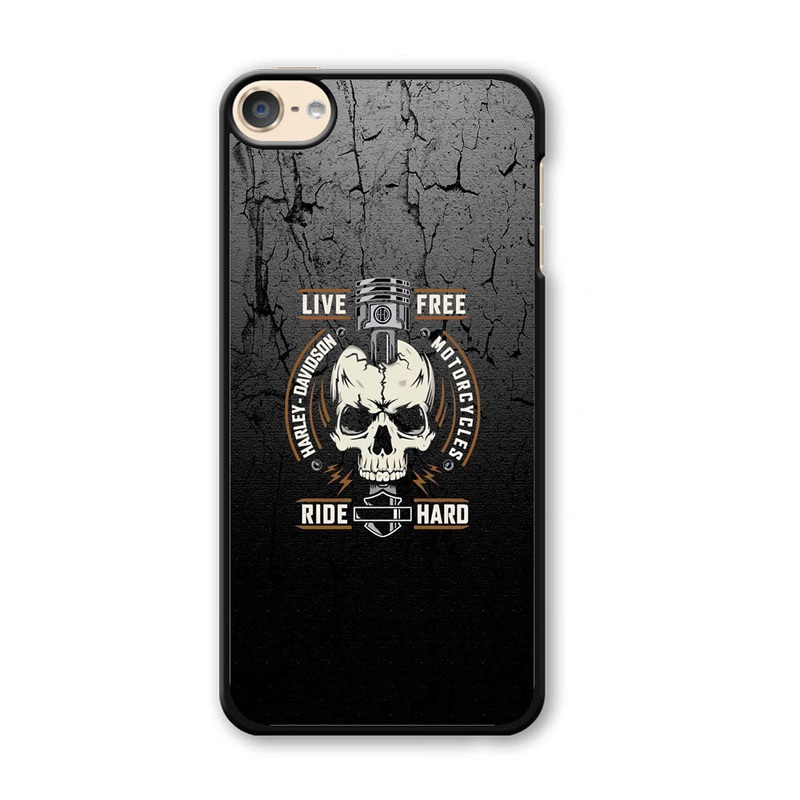 Harley Davidson Live Free with Ride Hard iPod Touch 6 Case