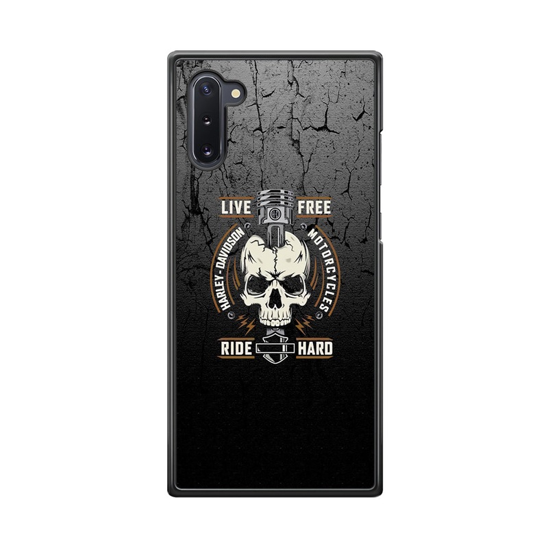 Harley Davidson Live Free with Ride Hard Samsung Galaxy Note 10 Case