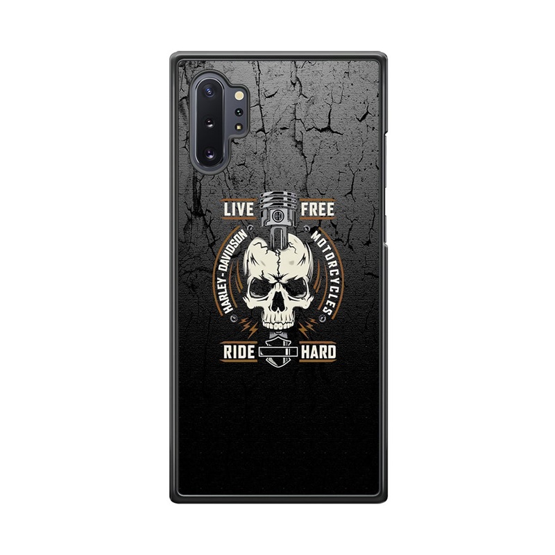 Harley Davidson Live Free with Ride Hard Samsung Galaxy Note 10 Plus Case
