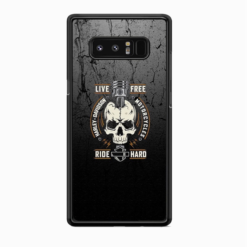 Harley Davidson Live Free with Ride Hard Samsung Galaxy Note 8 Case