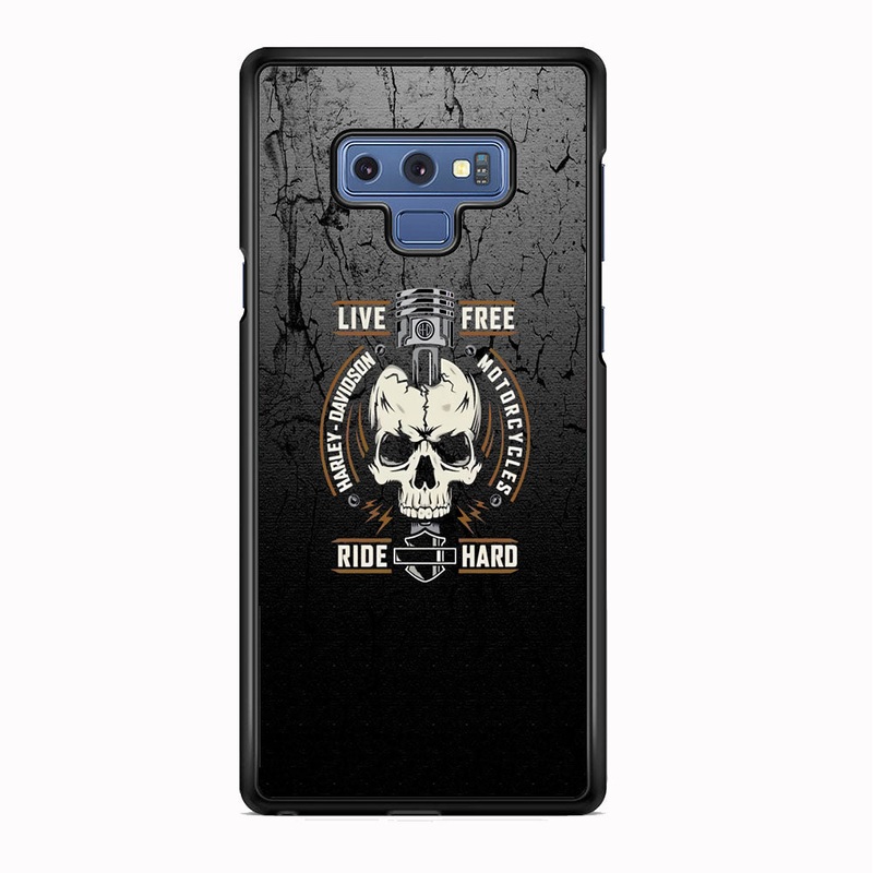 Harley Davidson Live Free with Ride Hard Samsung Galaxy Note 9 Case