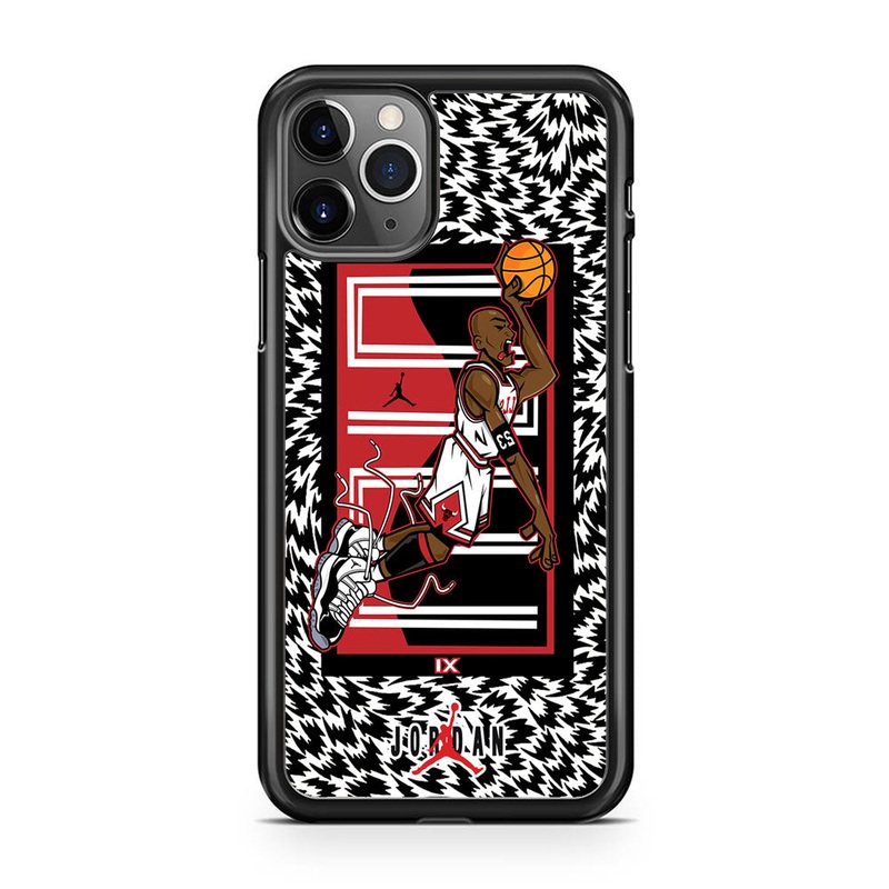 Air Jordan 23 Cartoon Signature iPhone 11 Pro Max Case