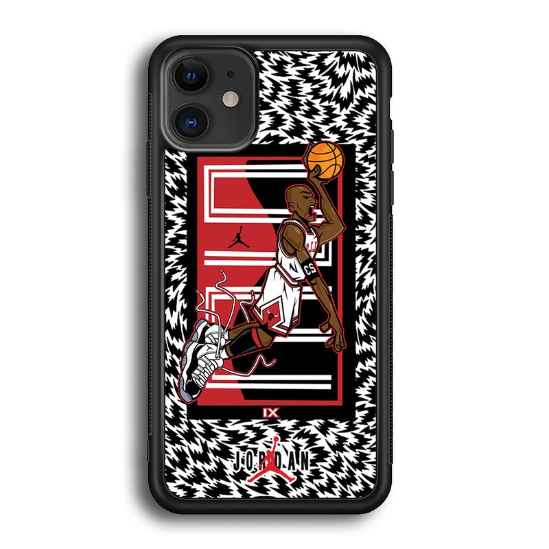 Air Jordan 23 Cartoon Signature iPhone 12 Case