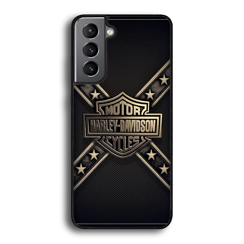 Harley Davidson Golden Star Samsung Galaxy S21 Plus Case