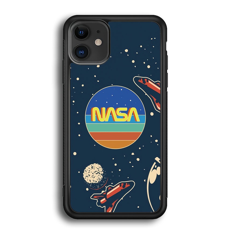 Nasa Retro Space iPhone 12 Case