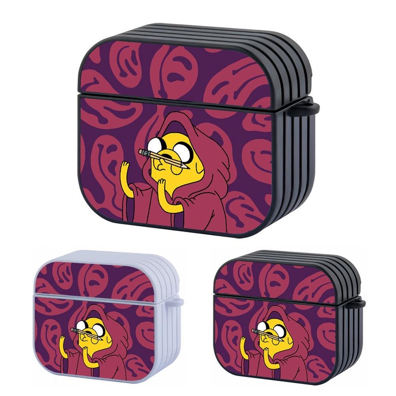Adventure Time Jake and Jedi Tunic Hard Plastic Case Cover For Apple Airpods 3