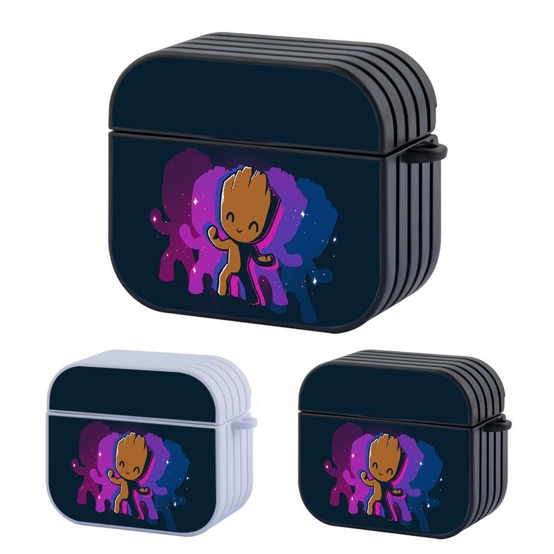 Baby Groot Dance Hard Plastic Case Cover For Apple Airpods 3