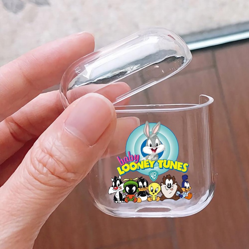 Baby Looney Tunes Family Protective Clear Case Cover For Apple Airpods