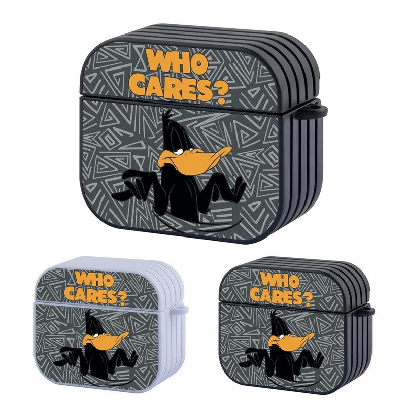 Daffy Duck Indifferent Hard Plastic Case Cover For Apple Airpods 3