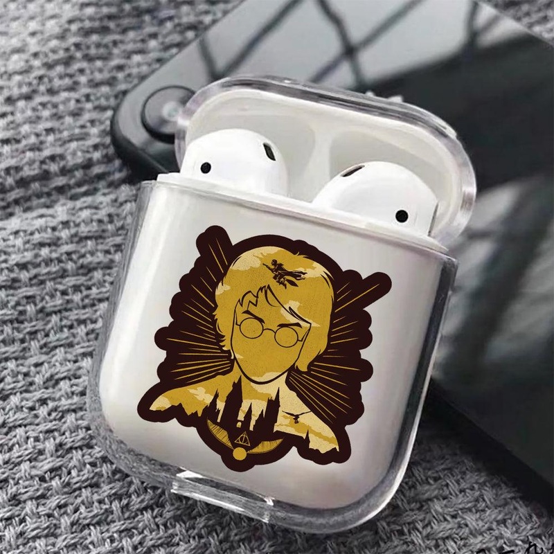 Harry Potter Art Protective Clear Case Cover For Apple Airpods