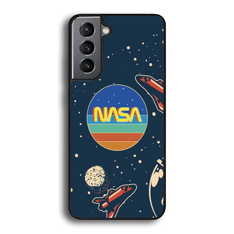 Nasa Retro Space Samsung Galaxy S21 Case